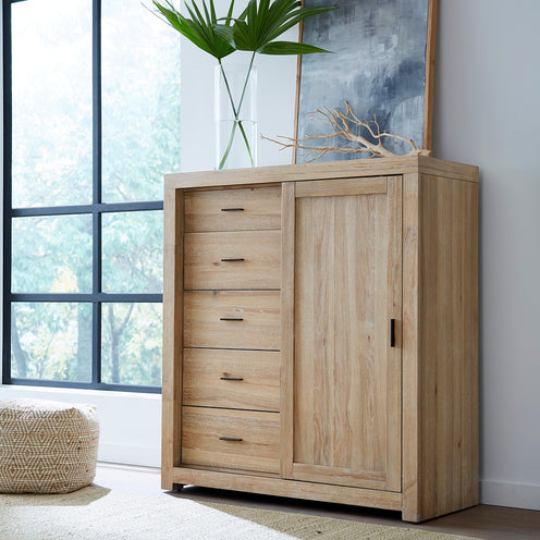 Modern Loft Sliding Door Chest